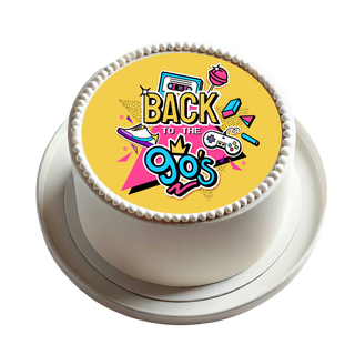 90’s Party Cake Topper