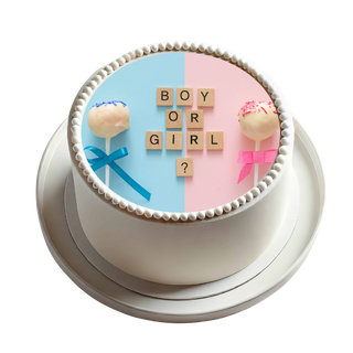 Gender Reveal Cake Topper